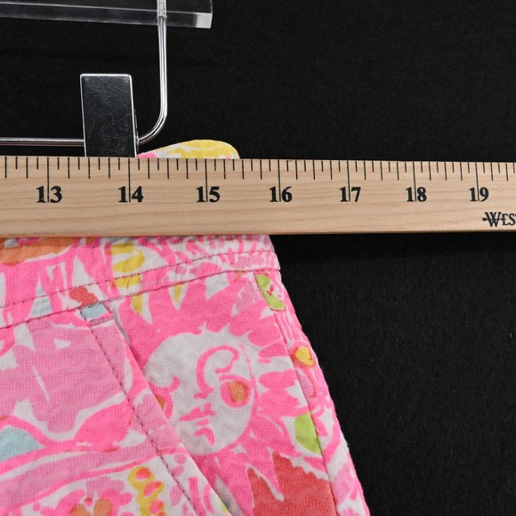 Lilly Pulitzer Callahan Shorts Size 2 Pink More Kinis in the Keys Pink Pout - Picture 3 of 14